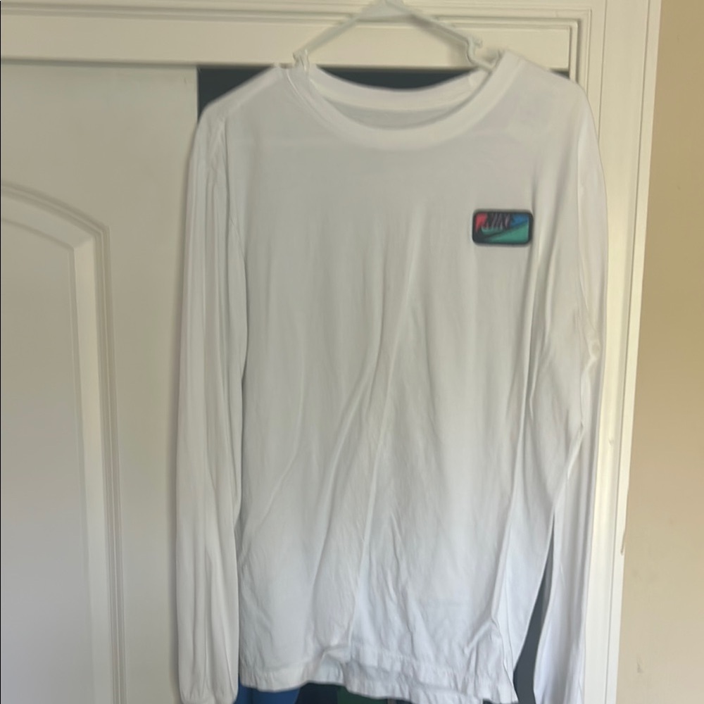 White Long Sleeve Nike Men’s Shirt